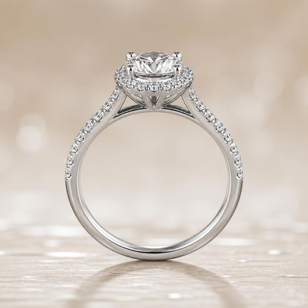 Diamond Halo Ring